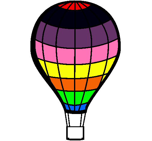 Dibujo de Globo aerostático pintado por Juancho en Dibujos.net el ...