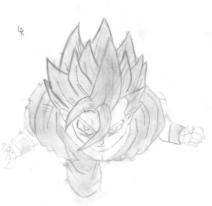 Mi dibujo de Gohan ssj 2 - Taringa!