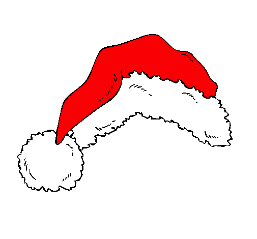 Dibujo de gorro de papa noel pintado por Albanys en Dibujos.net el ...