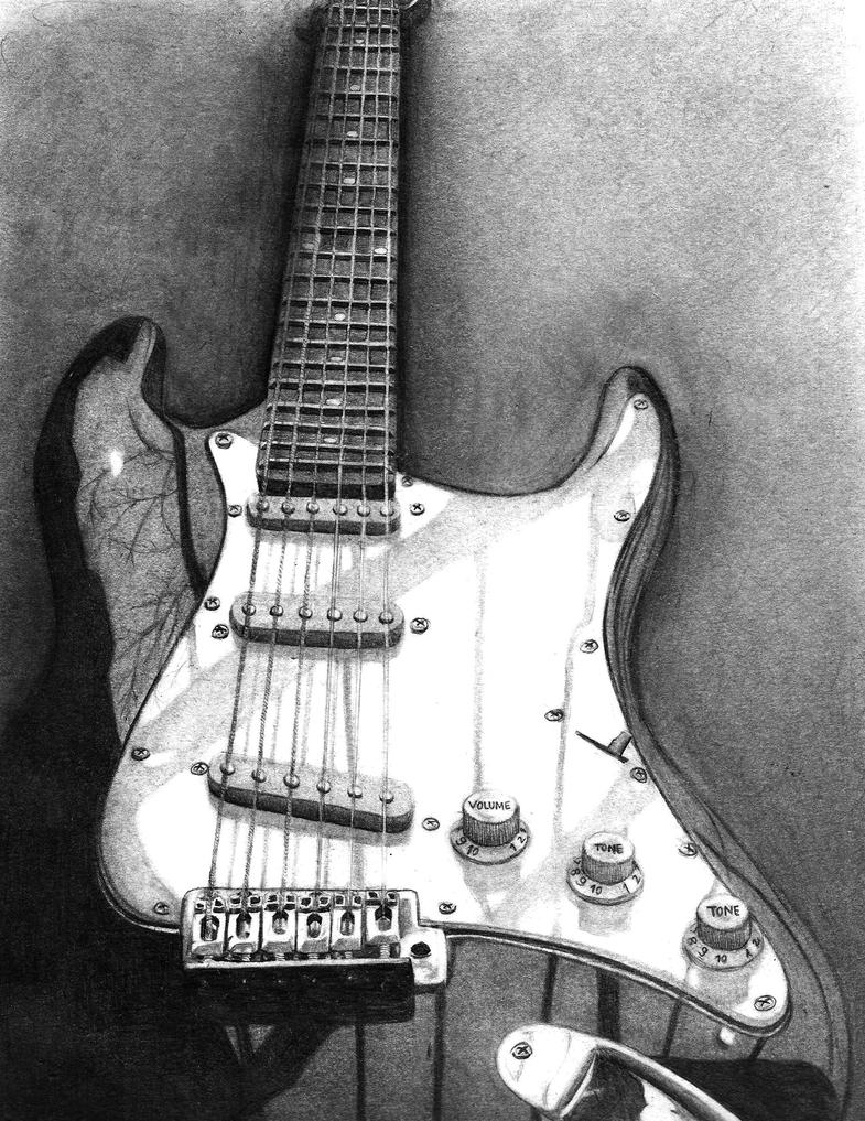 dibujo de guitarra creado por mi - Taringa!