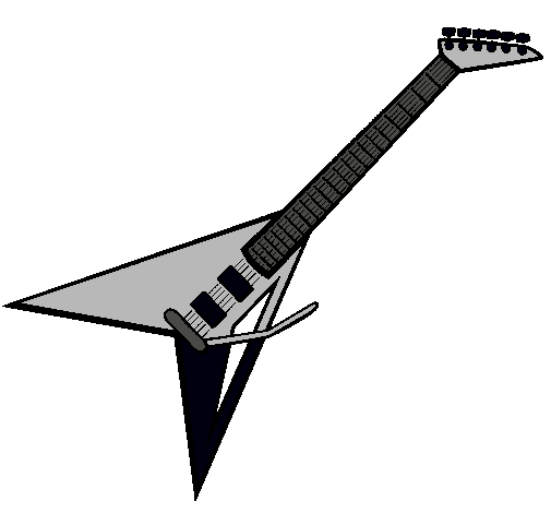 Dibujo de Guitarra eléctrica II pintado por Coti en Dibujos.net el ...