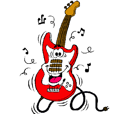 Dibujo de Guitarra eléctrica pintado por Jatziri en Dibujos.net el ...