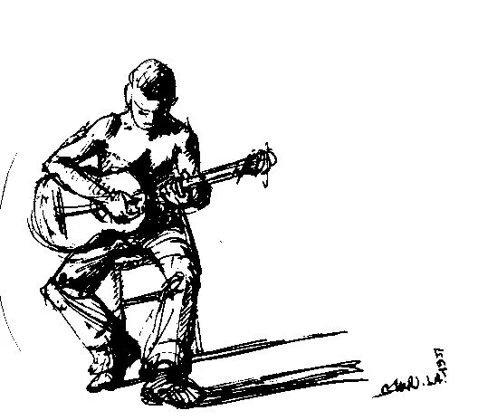 Dibujo Guitarra Con Alas Pictures