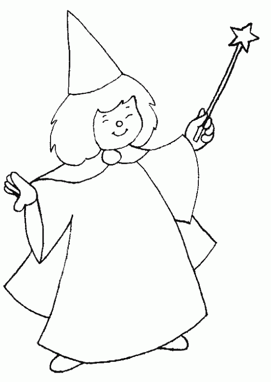 Dibujo de Hadas para niños para colorear. Dibujos infantiles de ...