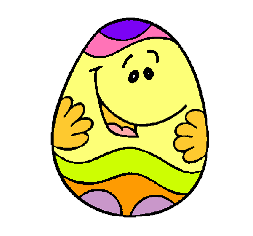 Dibujo de Huevo de pascua feliz pintado por Carita en Dibujos.net ...