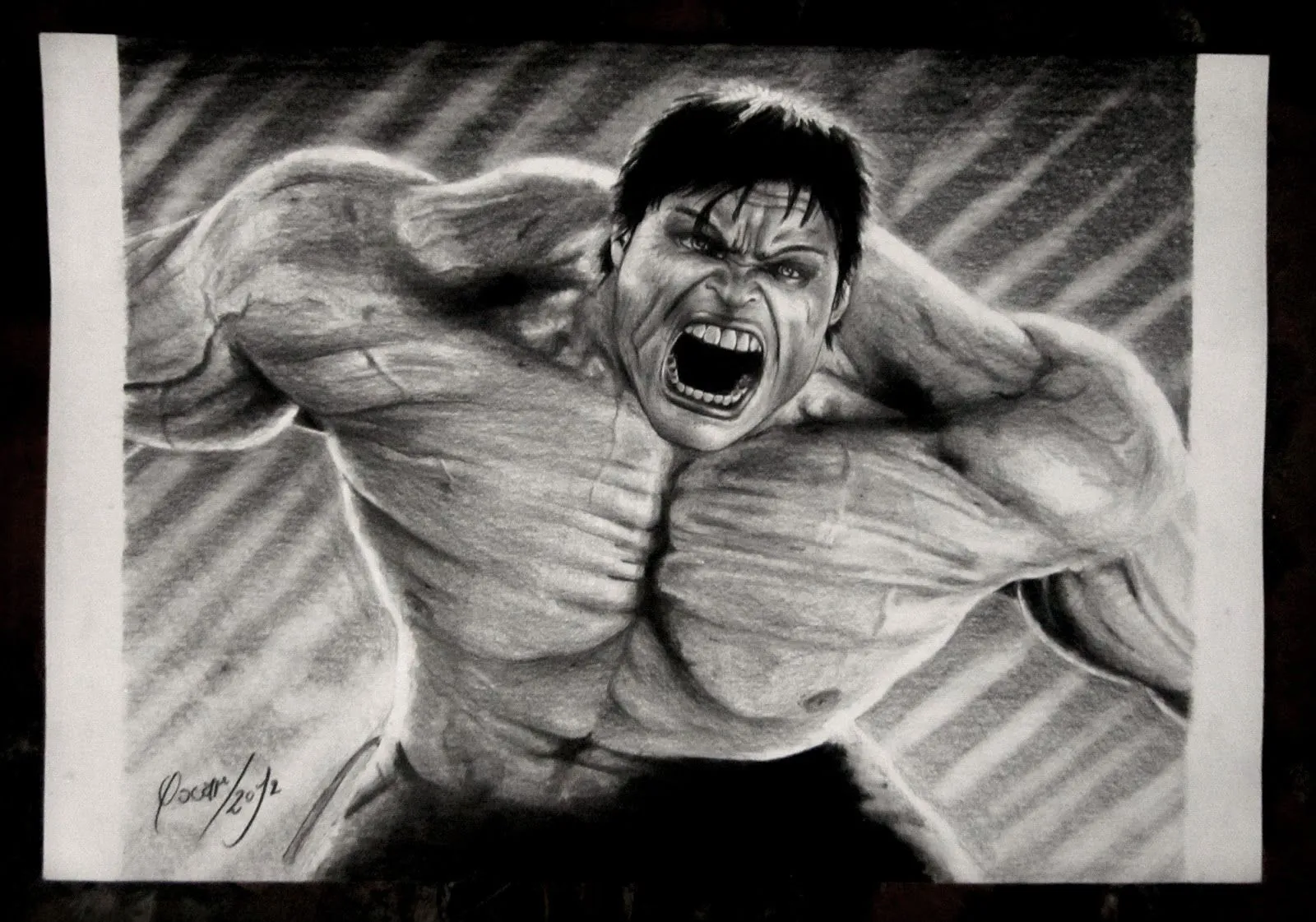 DIBUJO DE HULK!!!! (