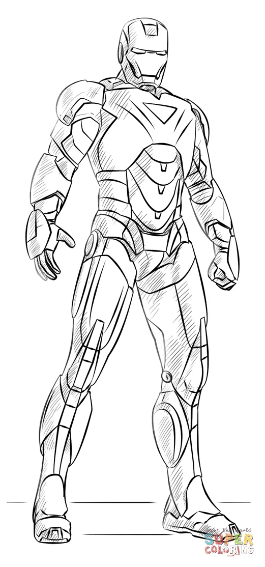 Dibujo de Iron Man para colorear | Dibujos para colorear imprimir ...