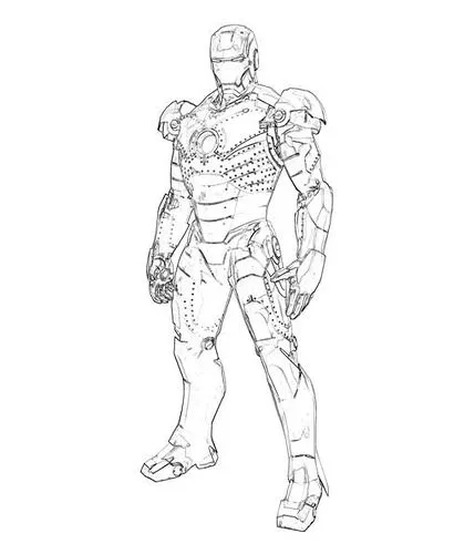 Dibujo de iron man 3 para colorear - Imagui