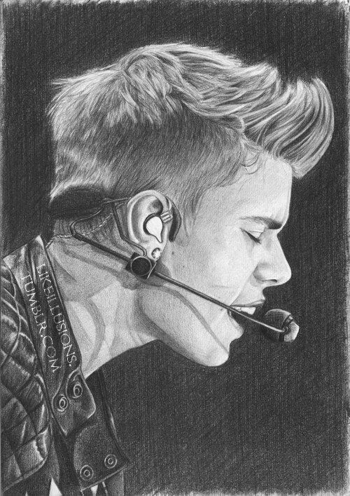 Justin Bieber Spain - Dibujo impresionante de Justin.