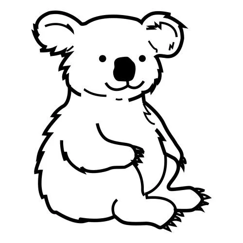 Dibujo de un koala - Imagui