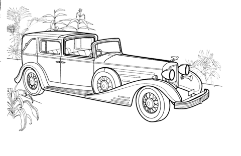 Dibujo de Limusina Cadillac para colorear | Dibujos para colorear ...