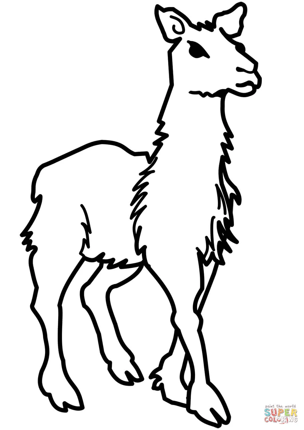 Dibujo de Una Llama para colorear | Dibujos para colorear imprimir ...