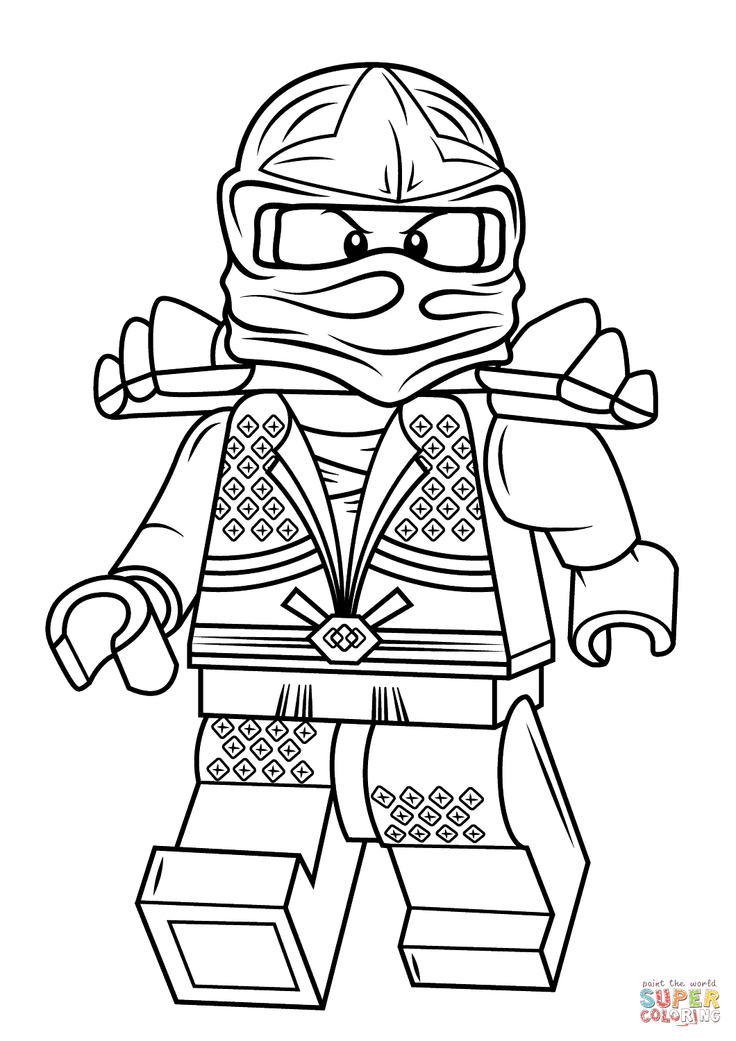 Dibujo de Lloyd Zx de Lego Ninjago para colorear | Dibujos para ...