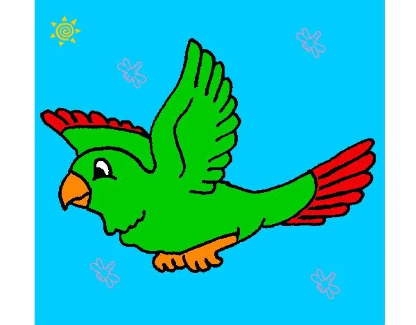 Dibujo de loro pintado por Lindamili9 en Dibujos.net el día 12-12 ...