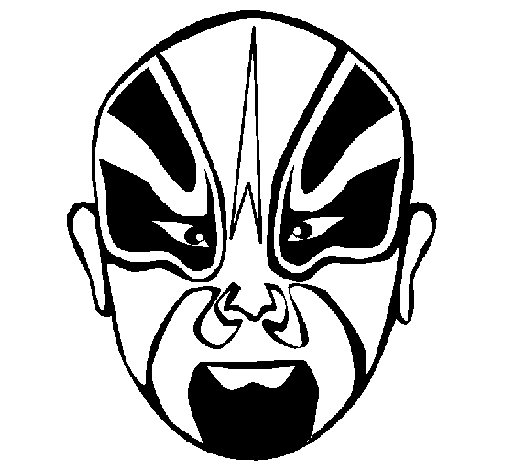 Dibujo de Luchador para Colorear