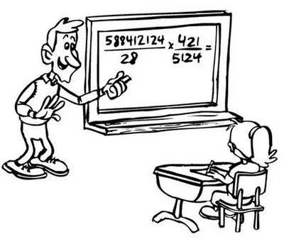 Dibujo de maestra para colorear - Imagui