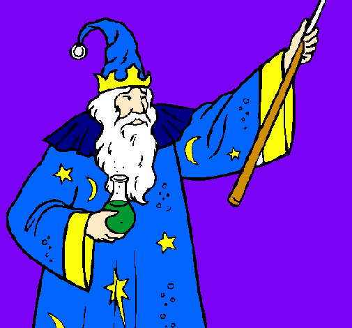 Dibujo de Mago con pócima pintado por Merlin en Dibujos.net el día ...