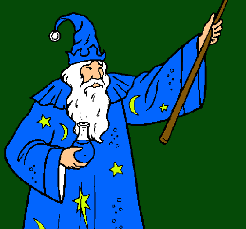 Dibujo de Mago con pócima pintado por Merlin en Dibujos.net el día ...