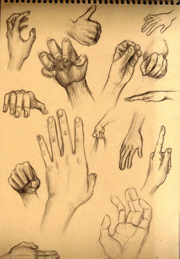 Dibujo de manos – Hands drawings | ånnndres