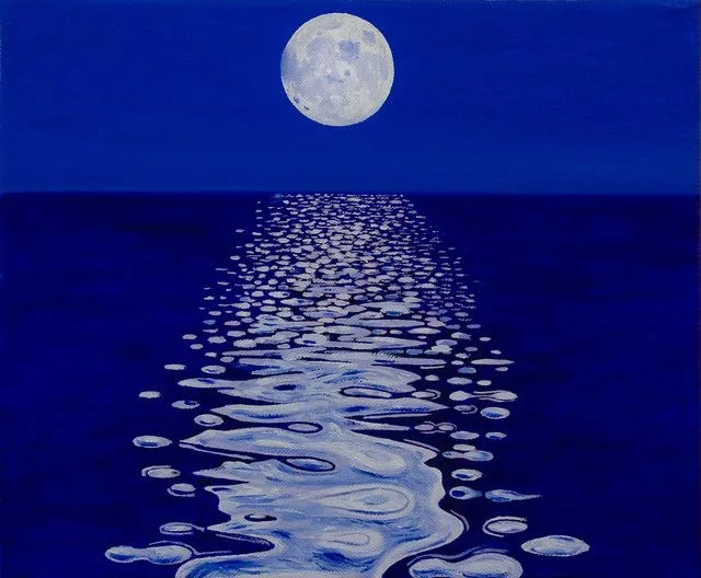 Los caprichosos dibujos de la luna llena sobre el mar | Flickr - Photo ...