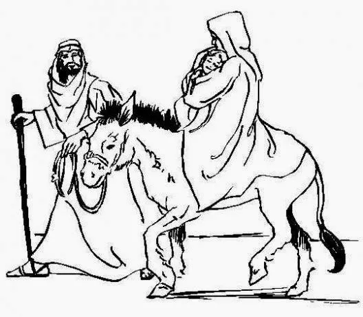 Dibujo de maria y jose - Imagui