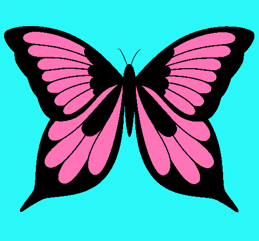 Dibujo de Mariposa pintado por Mariposita en Dibujos.net el día 11 ...