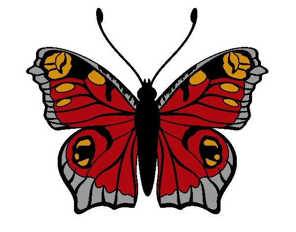 Dibujo de mariposa pintado por Ress en Dibujos.net el día 11-07-12 ...