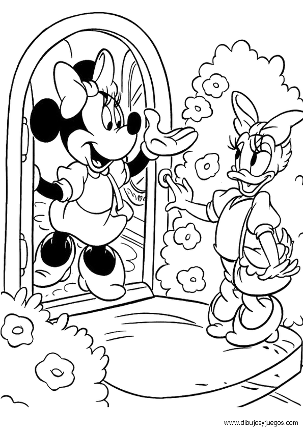 dibujos-de-minnie-mouse-048 | Dibujos y juegos, para pintar y colorear