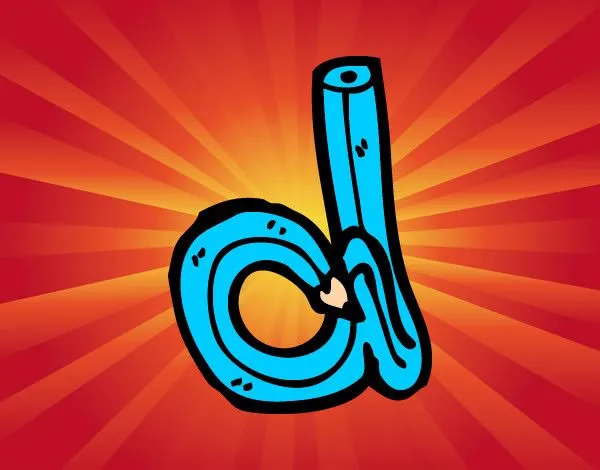 Dibujo de D minúscula pintado por Deelfi en Dibujos.net el día 10 ...