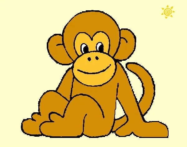 Dibujo de Monito pintado por Amunyan en Dibujos.net el día 01-08 ...