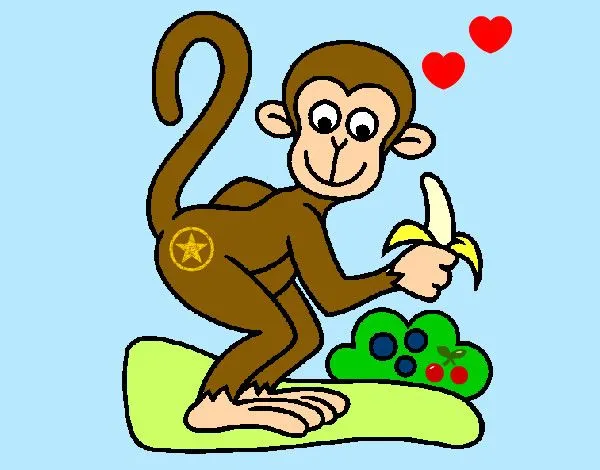 Dibujo de monito pintado por Sky0102 en Dibujos.net el día 18-03 ...