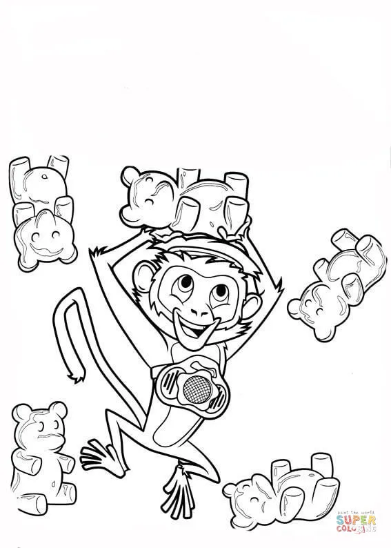 Dibujo de Mono Pet para colorear | Dibujos para colorear imprimir ...