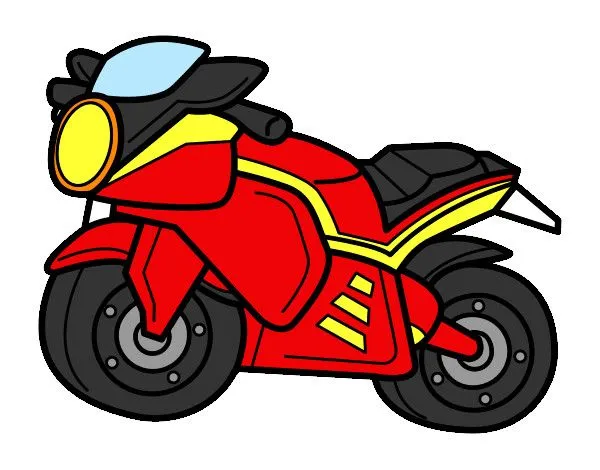 Dibujo de Moto deportiva pintado por Javier-10 en Dibujos.net el ...