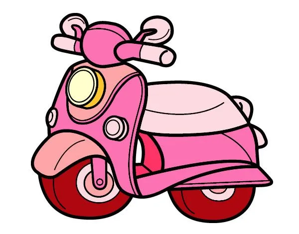 Dibujo de Moto Vespa pintado por Hugos en Dibujos.net el día 23-07 ...