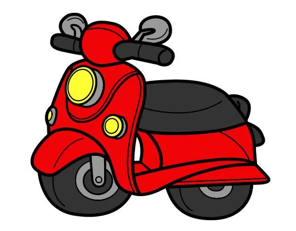 Dibujo de Moto Vespa pintado por Patri78 en Dibujos.net el día 02 ...