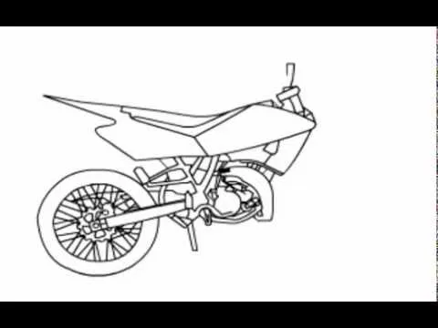 Dibujo de motos faciles - Imagui