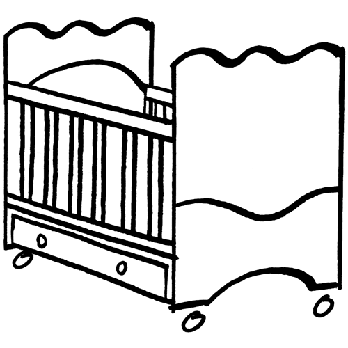 Dibujo de niña en la cama para colorear e imprimir - Imagui