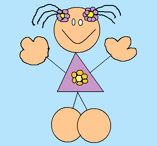 Dibujo de Niña 6 pintado por Fulanitos en Dibujos.net el día 30-07 ...