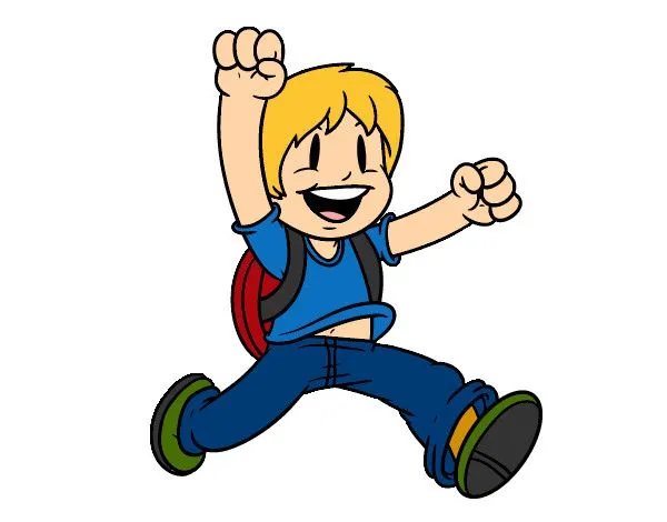 Dibujo de Niño brincando pintado por Arturinmys en Dibujos.net el ...