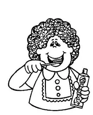 Dibujo niño lavandose los dientes - Imagui Dibujo niño lavandose los dientes - Imagui