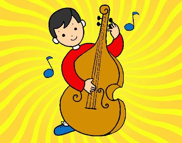 Dibujo de Niño con violonchelo pintado por Daya-43 en Dibujos.net ...