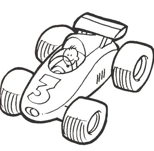 Dibujo para niños colorear carros - Imagui