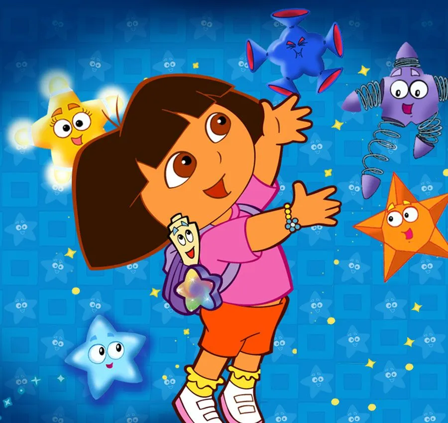 DIBUJO PARA NIÑOS DE DORA LA EXPLORADORA:DORA Y LAS ESTRELLAS ...