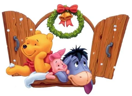 DIBUJO PARA NIÑOS DE WINNIE THE POOH NAVIDEÑO : ACTIVIDADES PARA NIÑOS