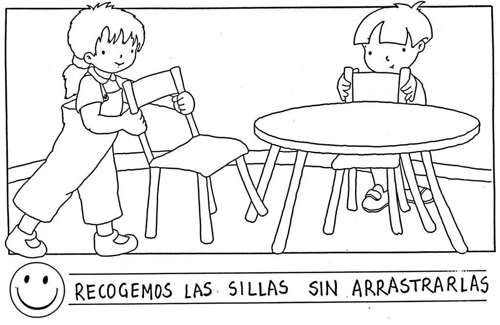 Dibujo de normas de convivencia en el aula - Imagui