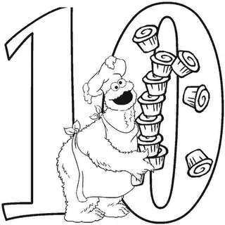 Dibujo de numeros del 1 al 10 - Imagui