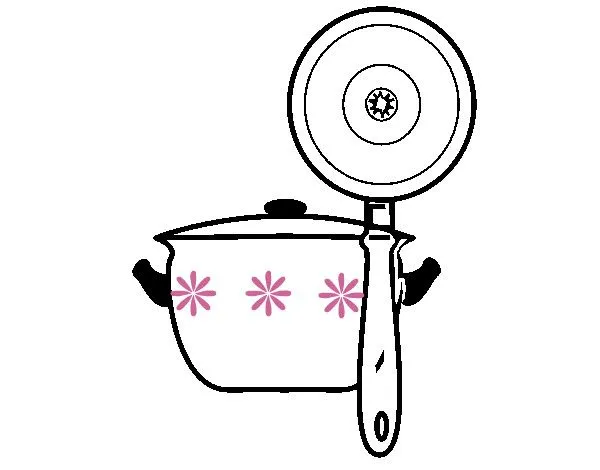 Dibujo de olla blanco pintado por Marializ en Dibujos.net el día ...