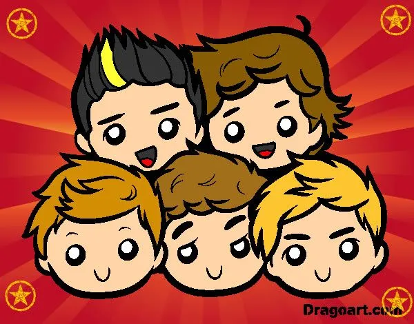 Dibujo de ONE DIRECTION pintado por Angelab en Dibujos.net el día ...