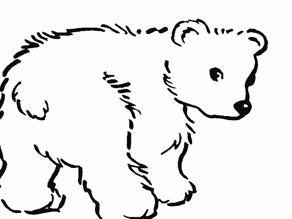 Dibujo De Oso Pardo Dibujo Para Colorear De Oso Pardo | TopSakura.Com