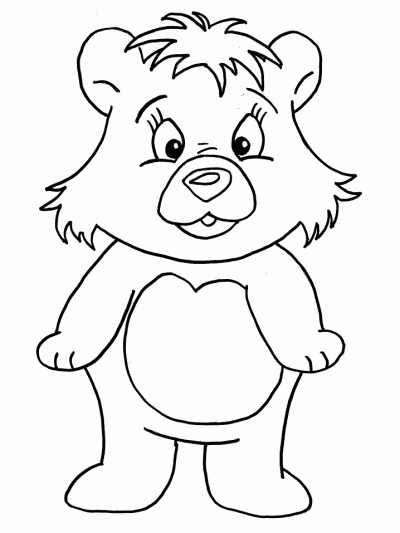 Dibujo de Osos de peluche. Dibujo para colorear de Osos de peluche ...